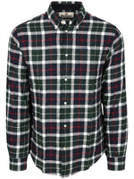 Green Regular Plaid Shirt 1