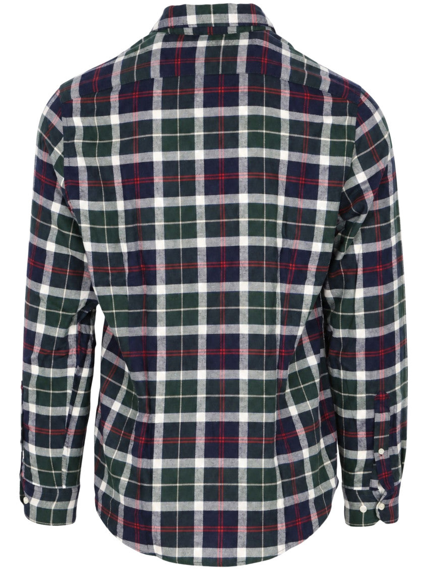 Green Regular Plaid Shirt 2