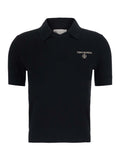Black Shirt Collar Sweater 1