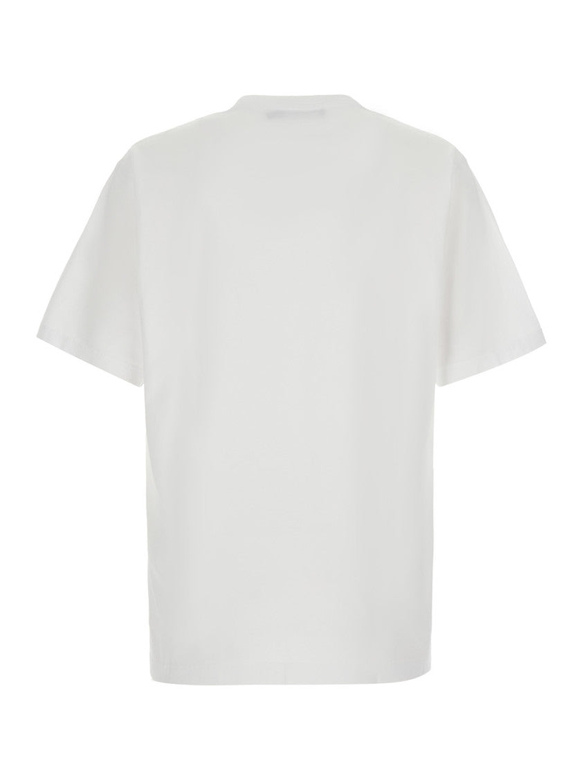 White Crew Neck T-Shirt 2