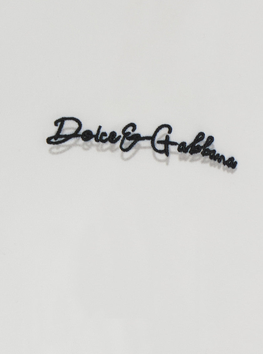 White Crew Neck T-Shirt 3