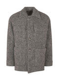 Grey Button-Up Jacket 1