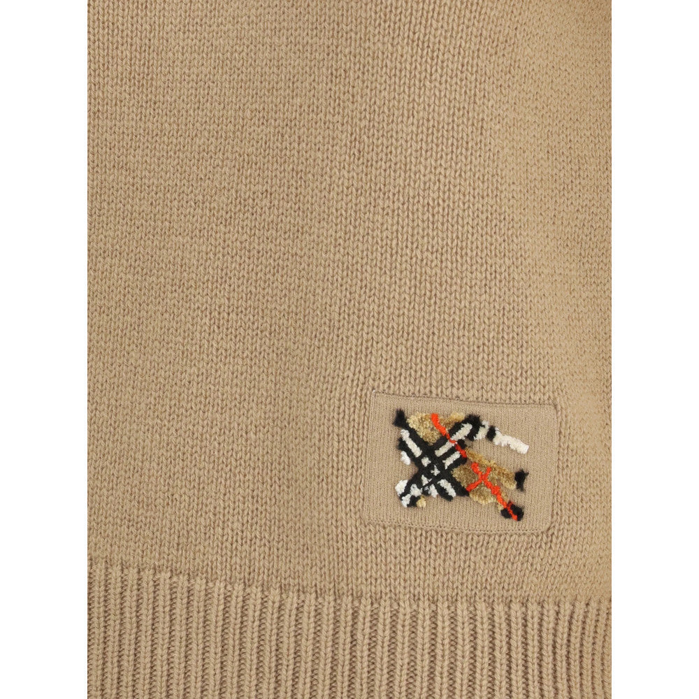 Beige Crew Neck Sweater 3