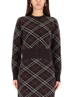 Brown Crew Neck Cardigan 1