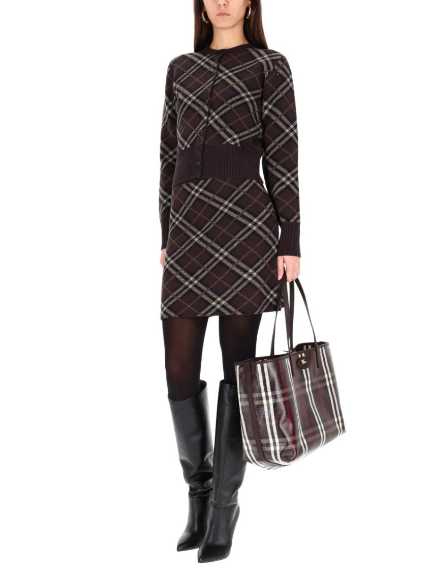 Brown Crew Neck Cardigan 3