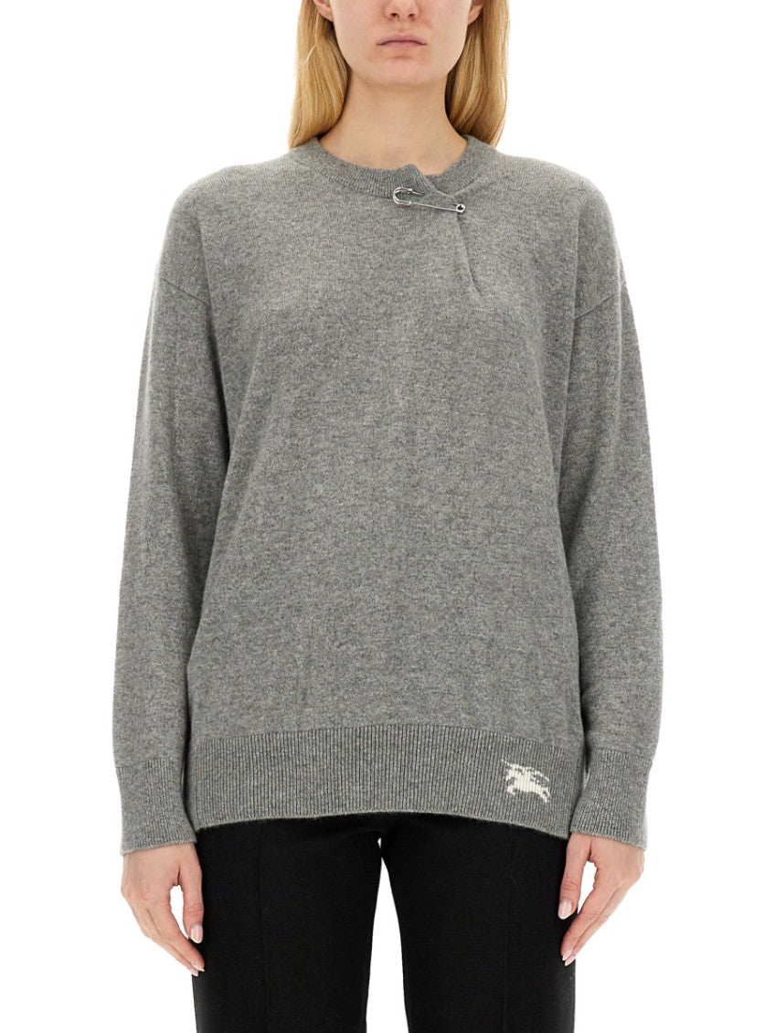 Grey Crew Neck Sweater 1