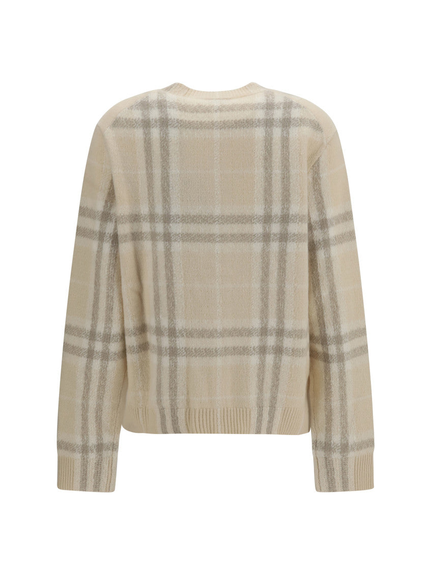 Beige Crew Neck Cardigan 2