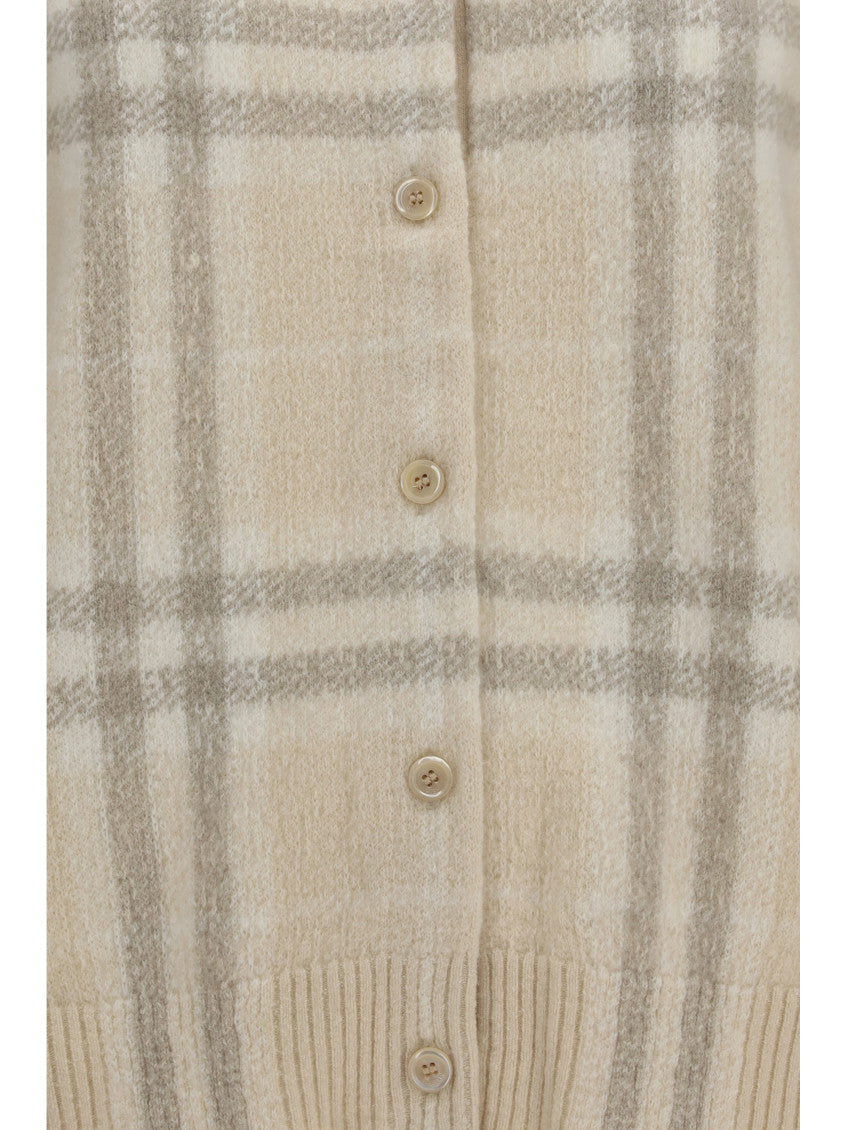 Beige Crew Neck Cardigan 3