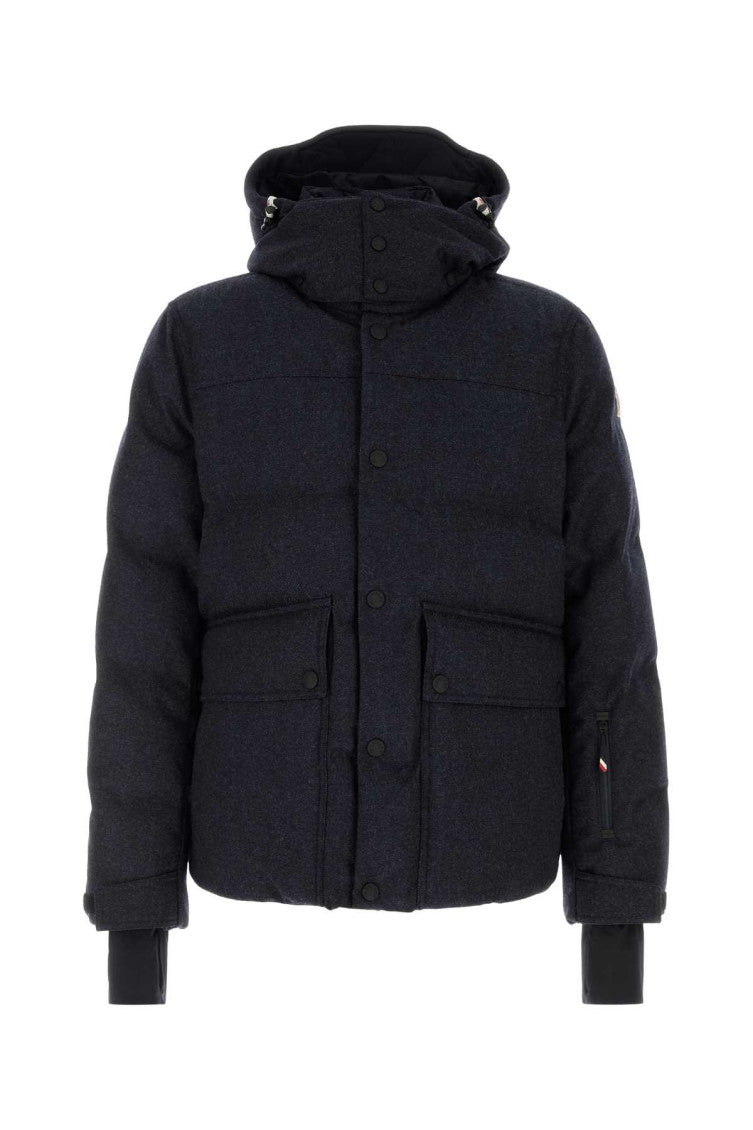 Dark Blue Quilted Jacket 1