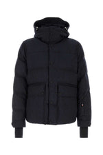 Dark Blue Quilted Jacket 1
