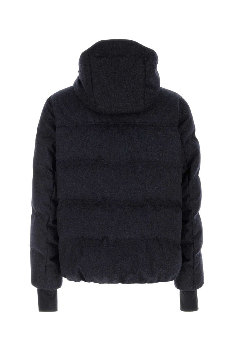 Dark Blue Quilted Jacket 2