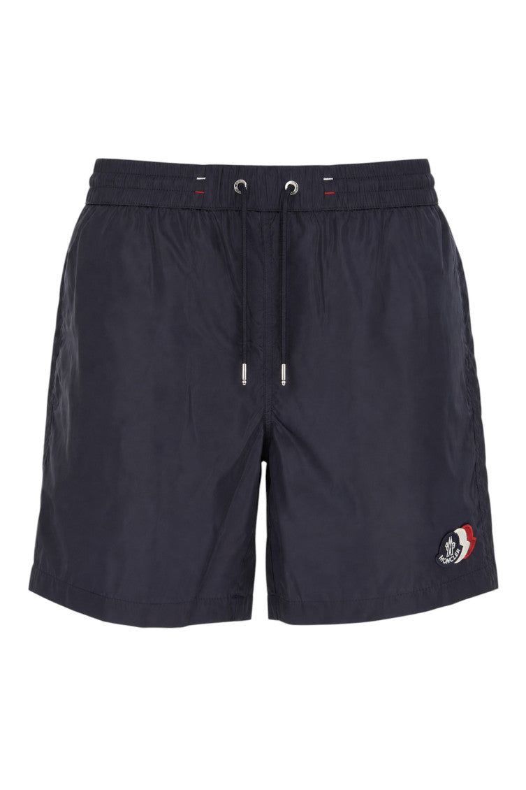 Dark Blue Logo Swim Shorts 1