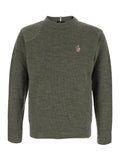 Green Crew Neck Sweater 1