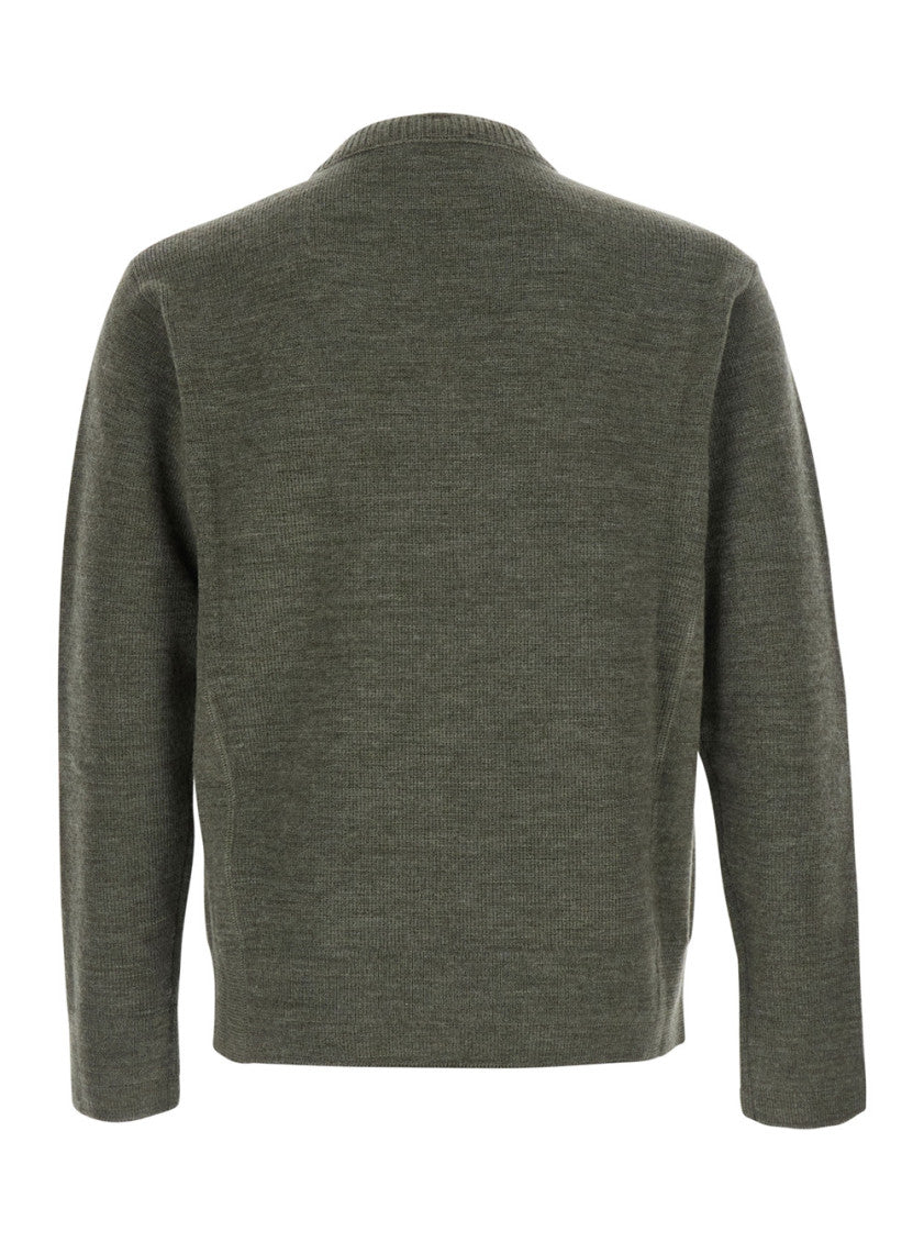 Green Crew Neck Sweater 2