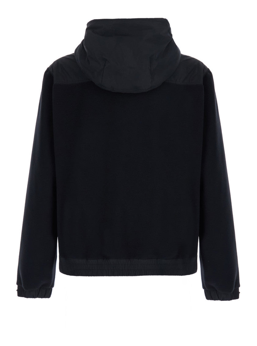 Black Logo Hood Jacket 2