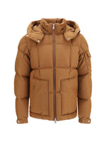 Beige Quilted Hood Jacket 1