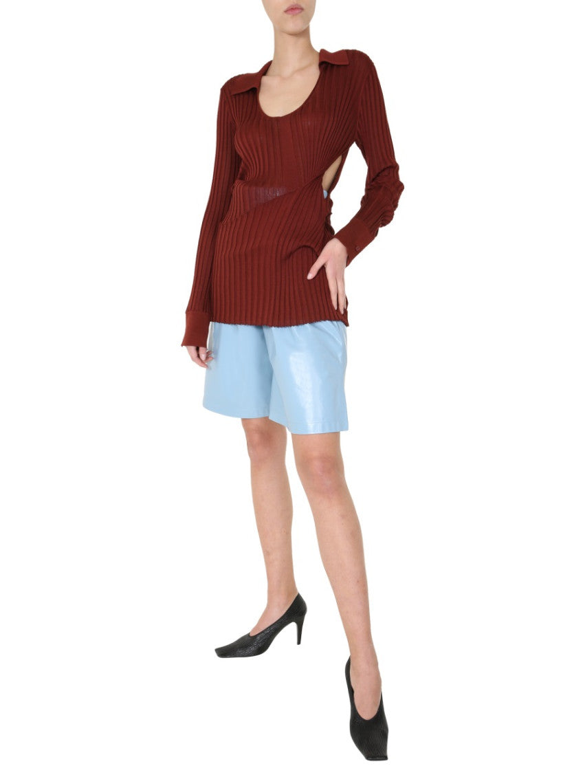 Red Round Neck Sweater 3