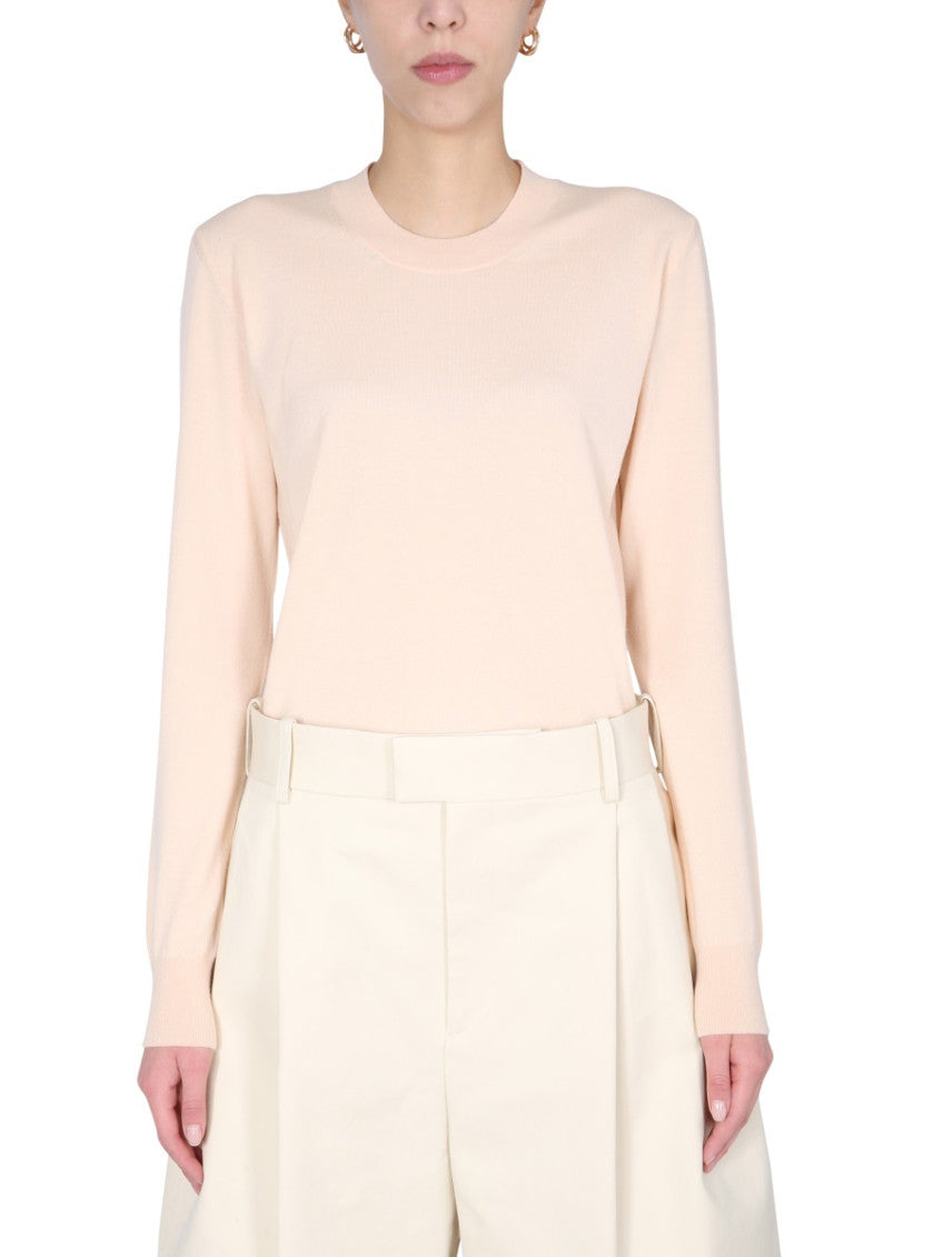 Pink Crew Neck Sweater 1