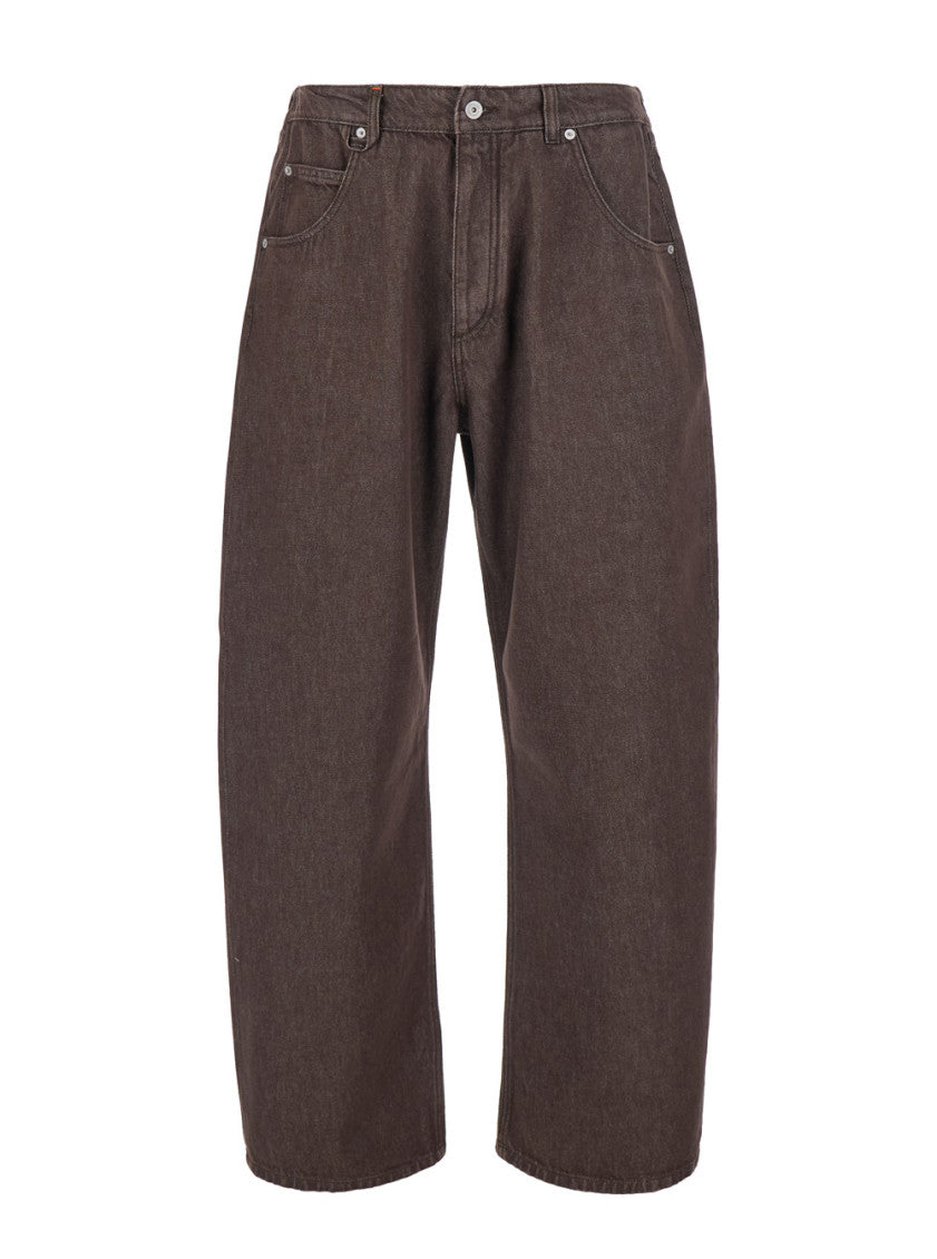 Brown High Rise Jeans 1