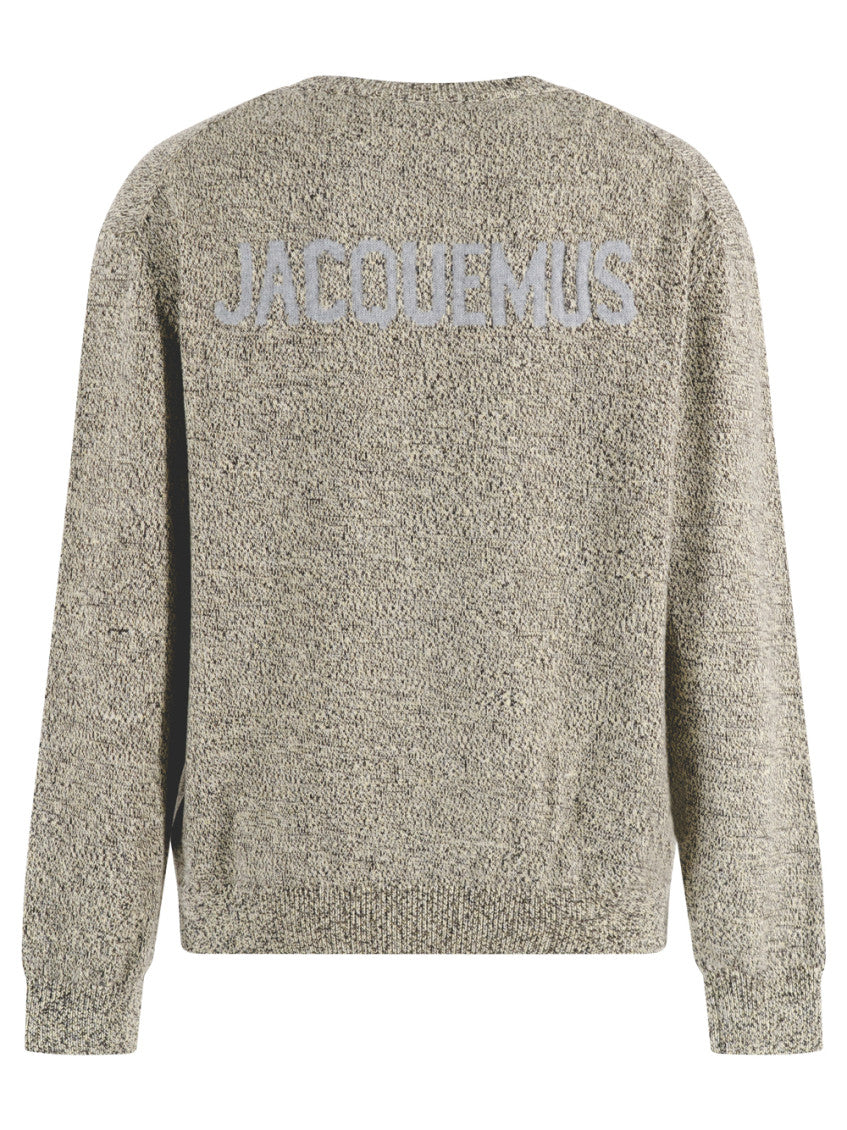 Beige Crew Neck Sweater 2