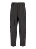 Dark Grey Cargo Trousers 1