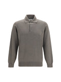 Taupe Shirt Collar Polo 1