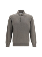 Taupe Shirt Collar Polo 1