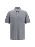 Light Grey Textured Polo 1
