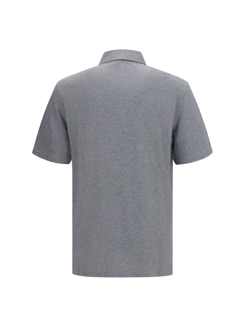 Light Grey Textured Polo 2