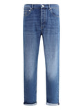 Blue Mid Rise Jean 1