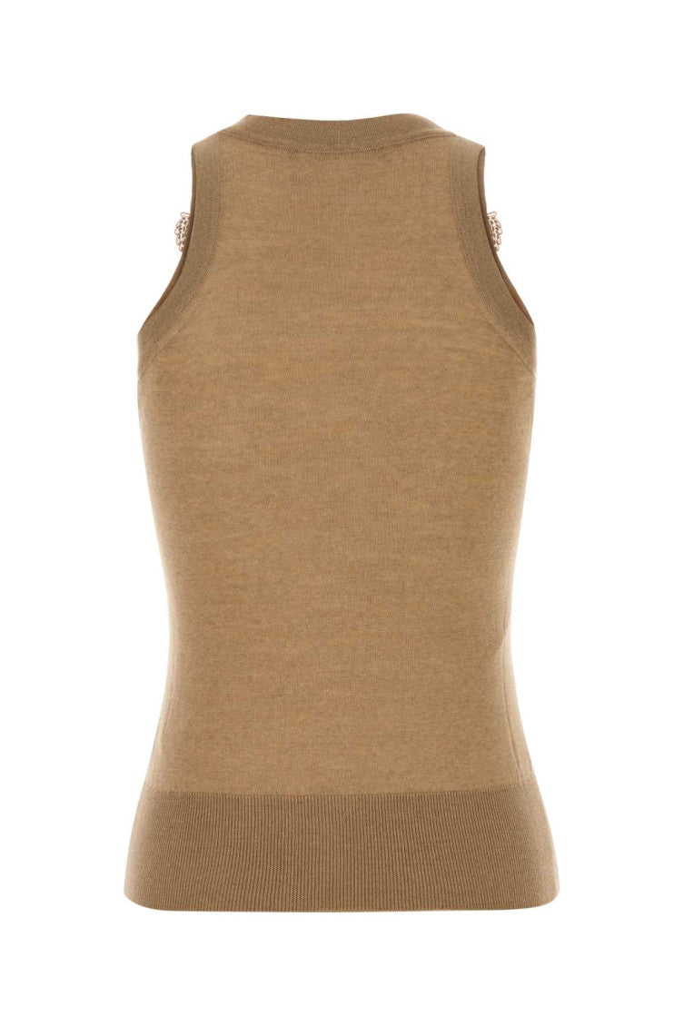 Brown Embellished Sweater 2