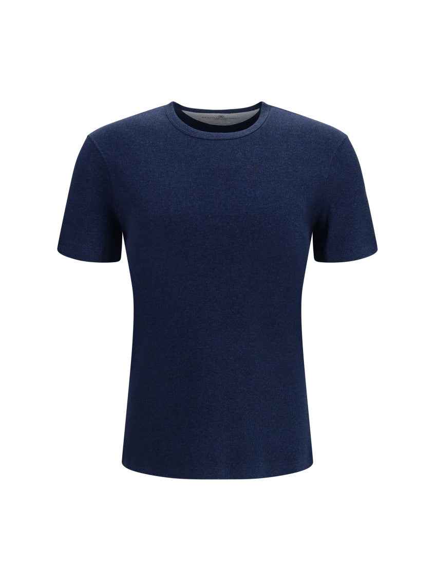 Blue Crew Neck T-Shirt 1