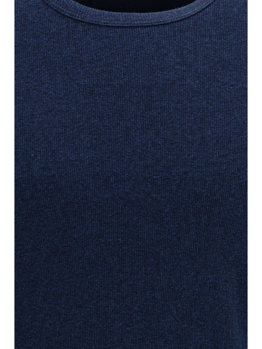 Blue Crew Neck T-Shirt 3