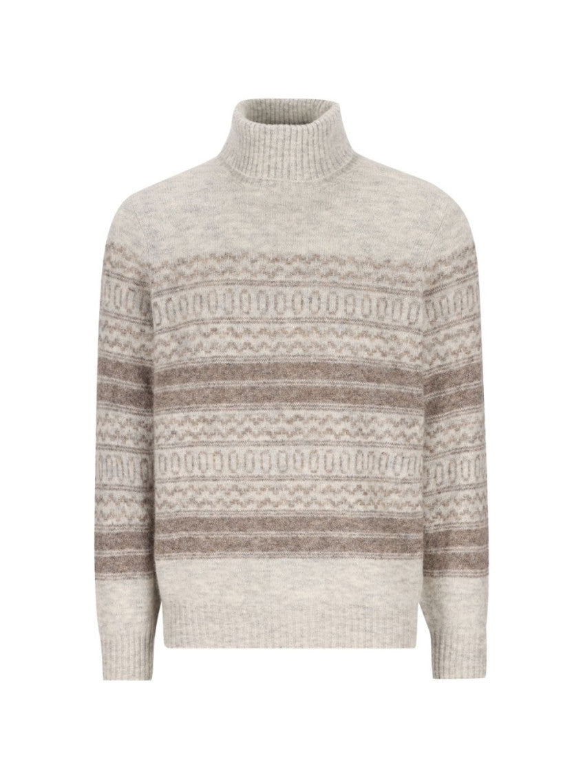 Off White Turtle Neck Sweater 1