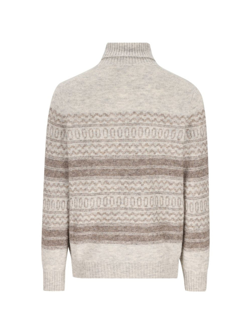 Off White Turtle Neck Sweater 2