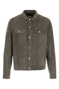Grey Shirt Collar Jacket 1