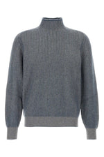 Blue Turtle Neck Sweater 1