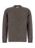 Taupe Crew Neck Sweater 1