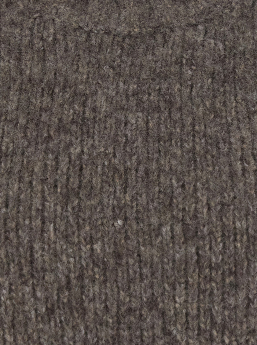 Taupe Crew Neck Sweater 3