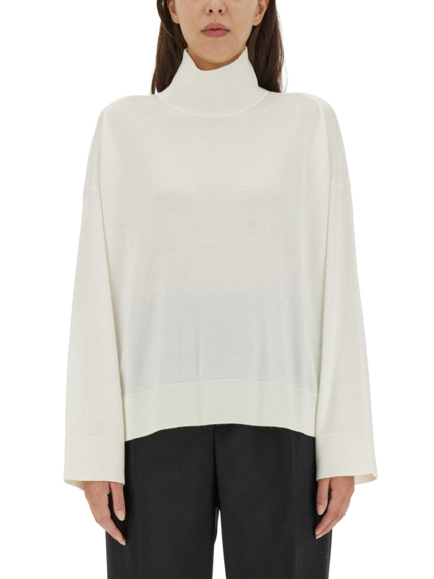 White Turtle Neck Sweater 1