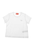 Girls White Logo T-Shirt 1