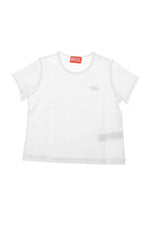 Girls White Logo T-Shirt 1