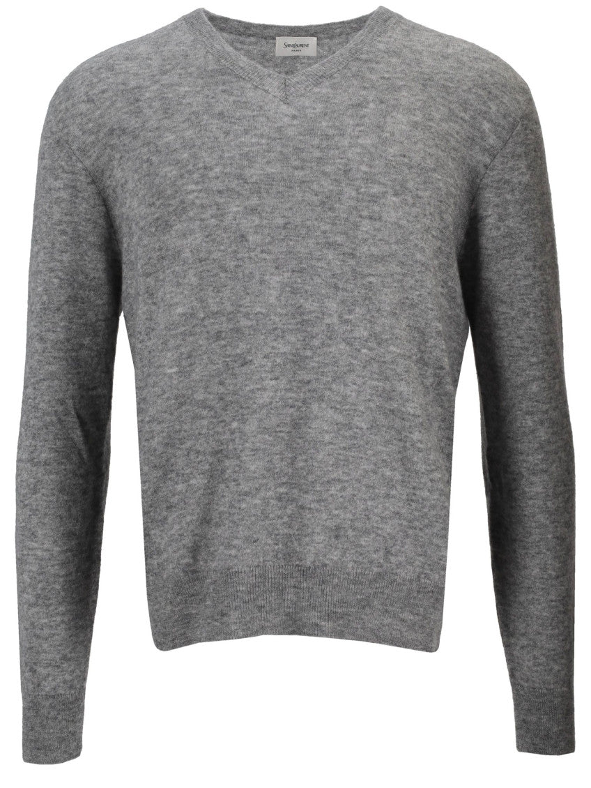 Grey Crew Neck Sweater 1