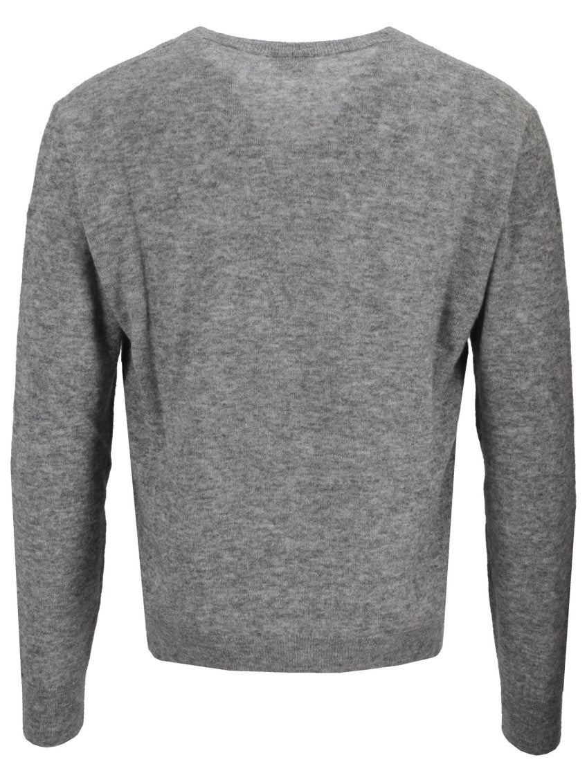 Grey Crew Neck Sweater 2