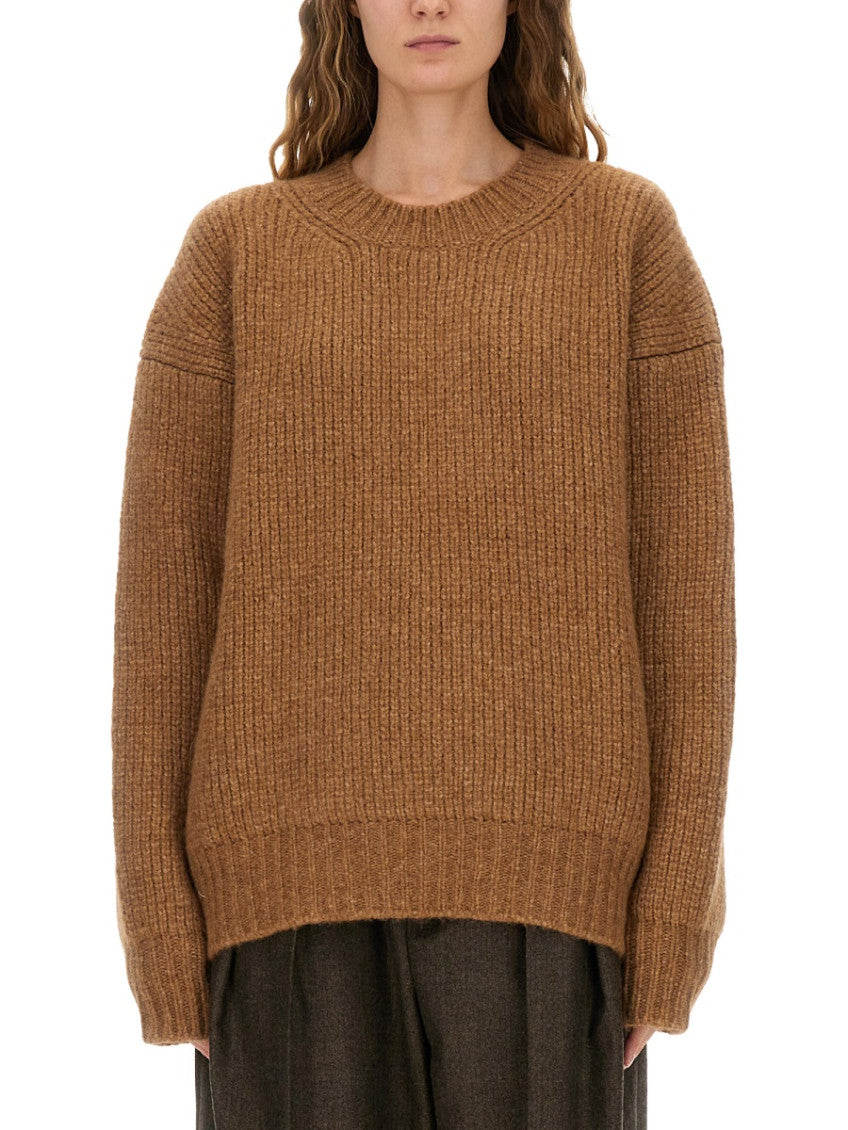 Brown Crew Neck Sweater 1