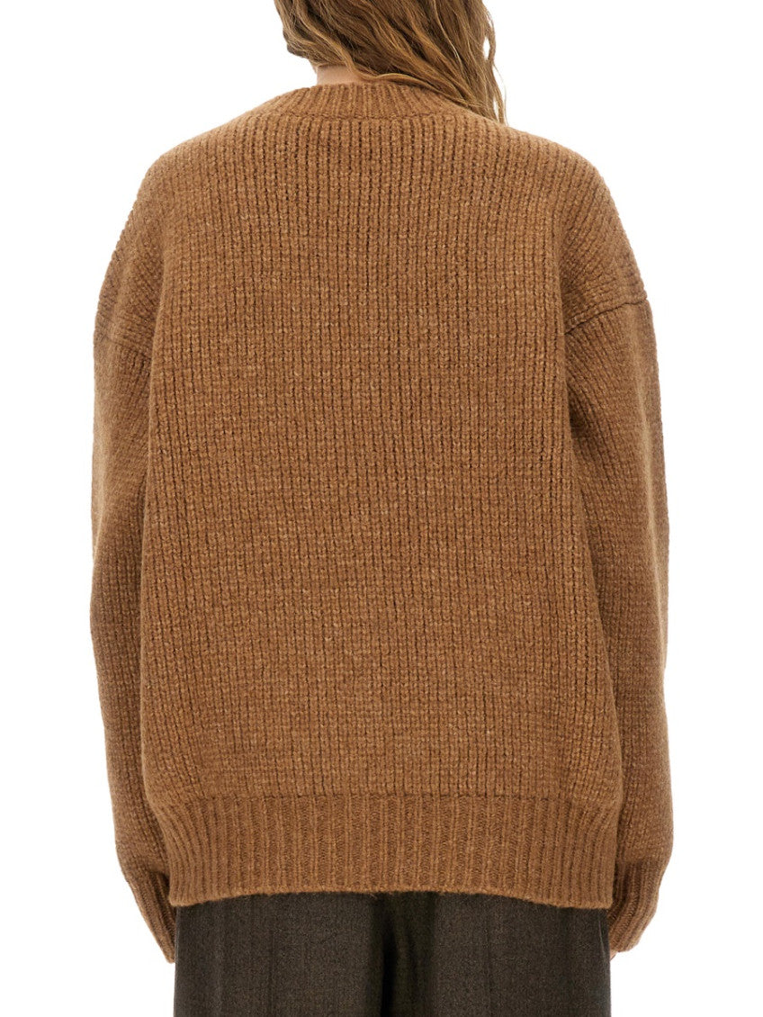 Brown Crew Neck Sweater 3