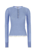 Blue Henley Sweater 1