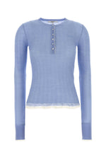 Blue Henley Sweater 1