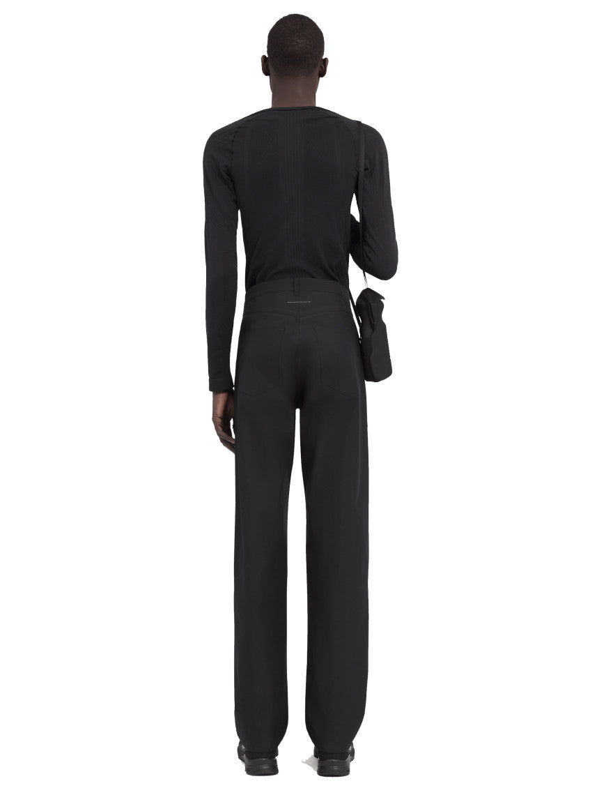 Black Logo Print Pant 3