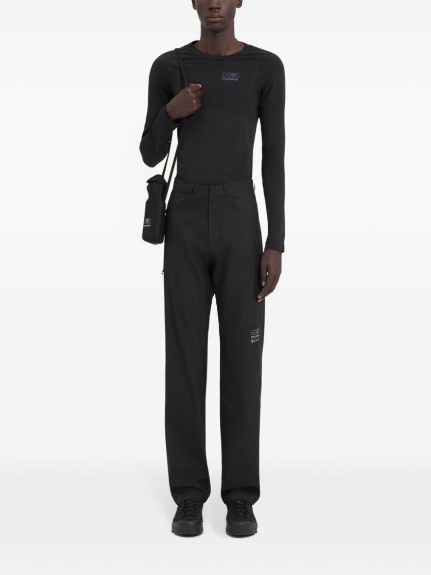 Black Logo Print Pant 5